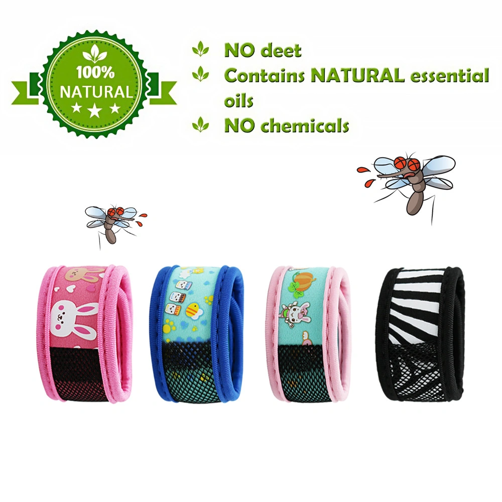 It's on Sale 100% All Natural Plant-Based Oil Mosquito Bands Waterproof Non-Toxic Pest Control Mosquito Repellent Bracelet