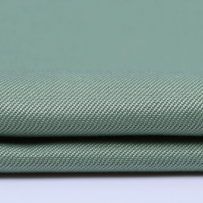 150d Twill 100% Spun Polyester Uniform Fabric for Clothing Garment Textile