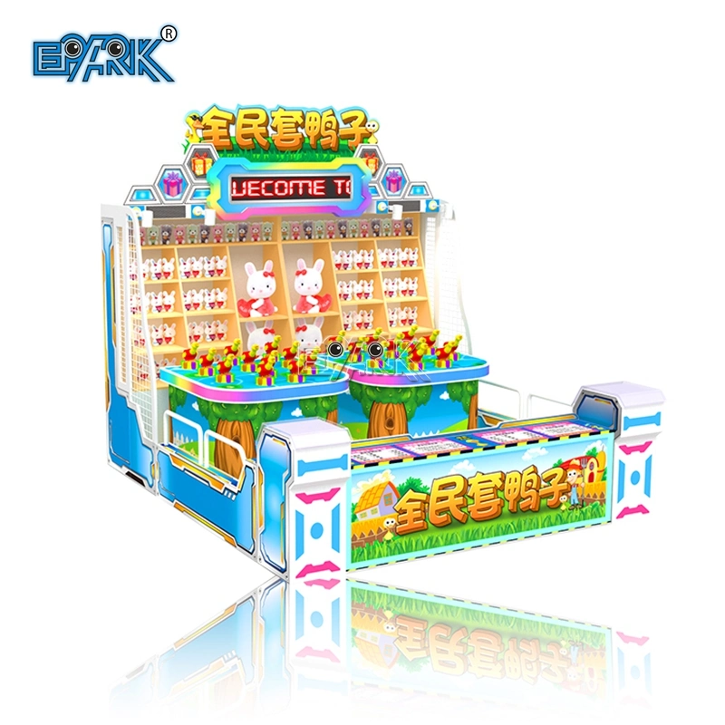 High Popular Double Player Rings Toss Duck Commercial Carnival Games+Duck Shooting Games