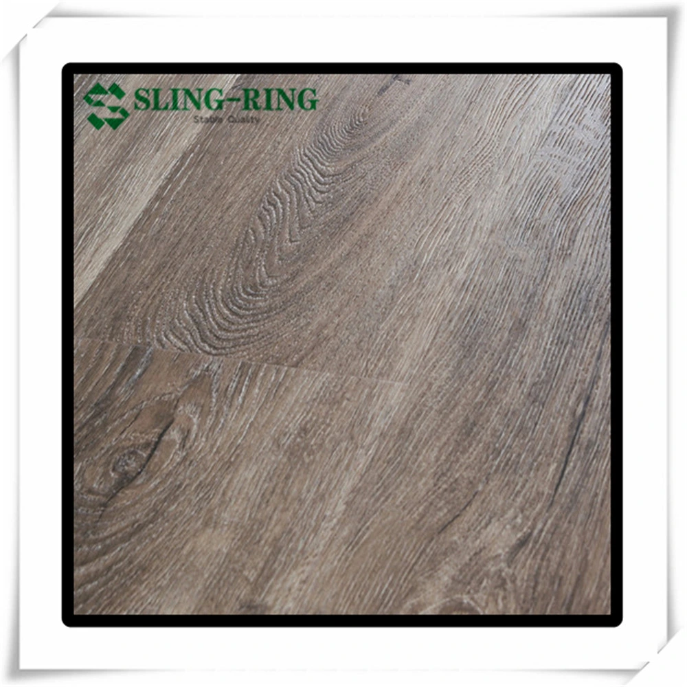 100 % étanche Revêtement de sol en vinyle vinyle spc/spc/PVC/LVT Flooring Eir vierge 100 % de surface, antidérapant, avec EVA/IXPE thibaudes