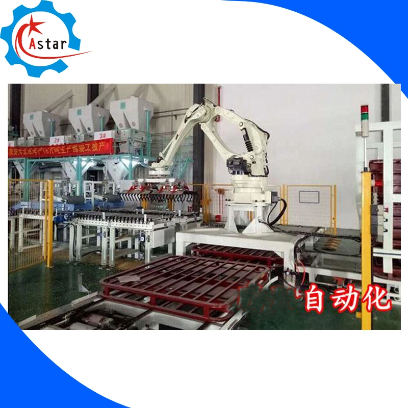 New Design Long Working Time Robotic Pallet Wrapping Machine