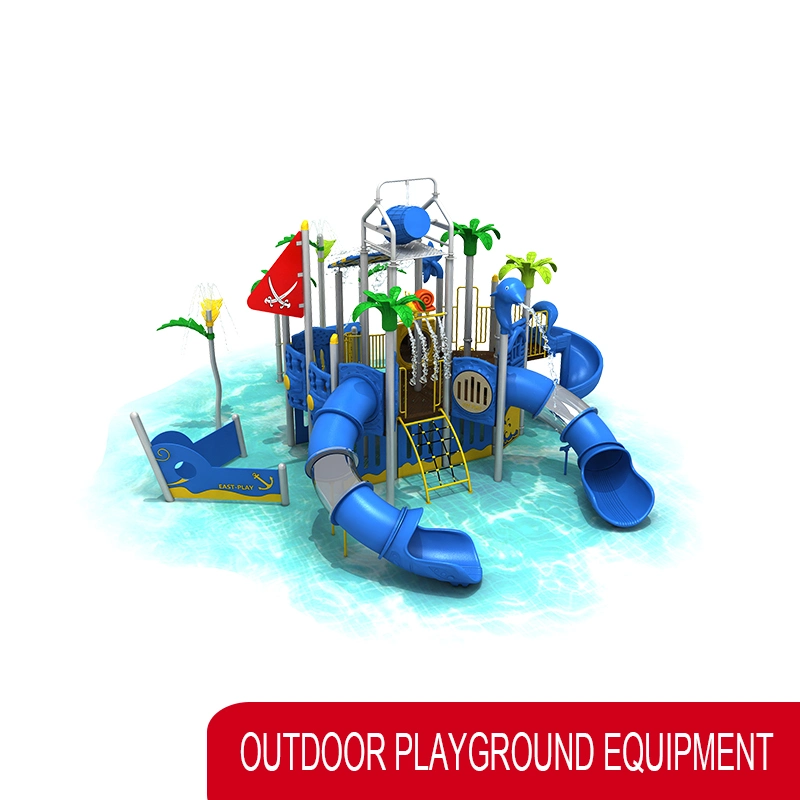 Customized Kids Play Park Plastic Water Outdoor Playground Equipment