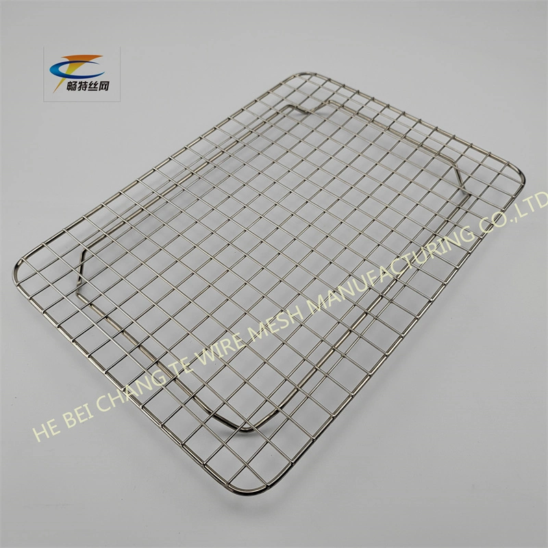 Customized Stainless Steel Mesh BBQ Grill Grate Grid Wire Rack Cooking Round Barbecue Net