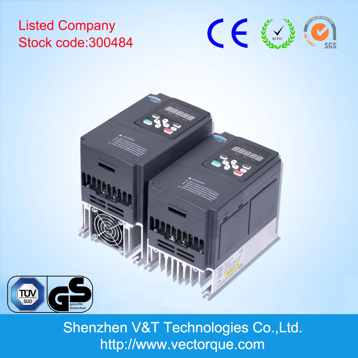 V&T V9 110kw V/F Vector Torque Control with Encoder Feedback VFD