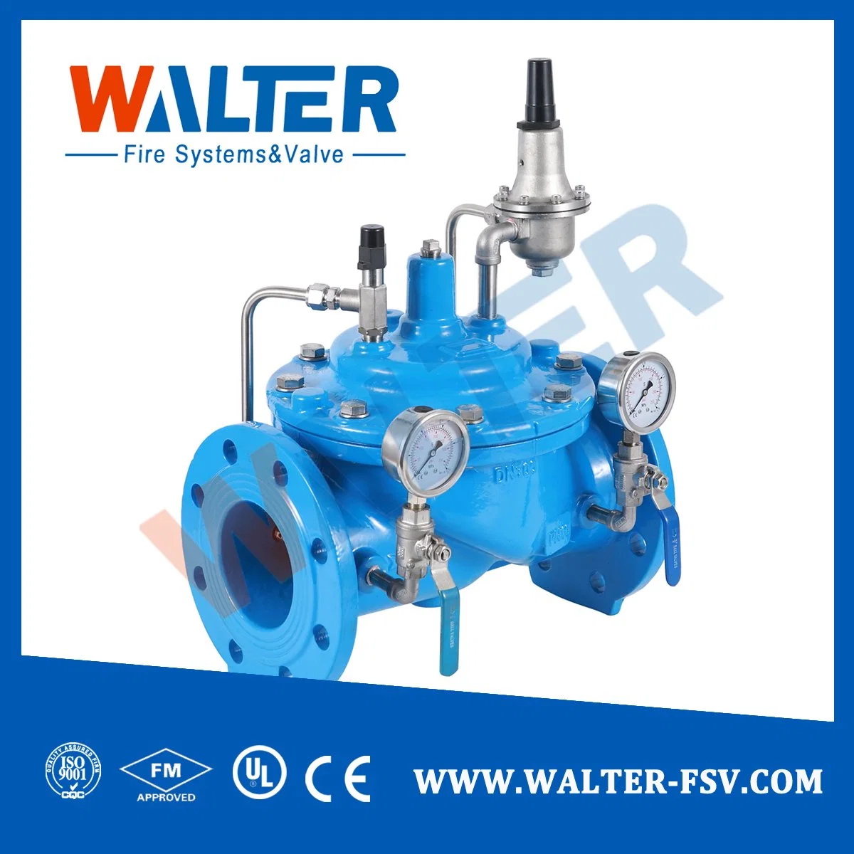 Residential Area Drinking Water Pipe Fittings Pressure Reducing Valve