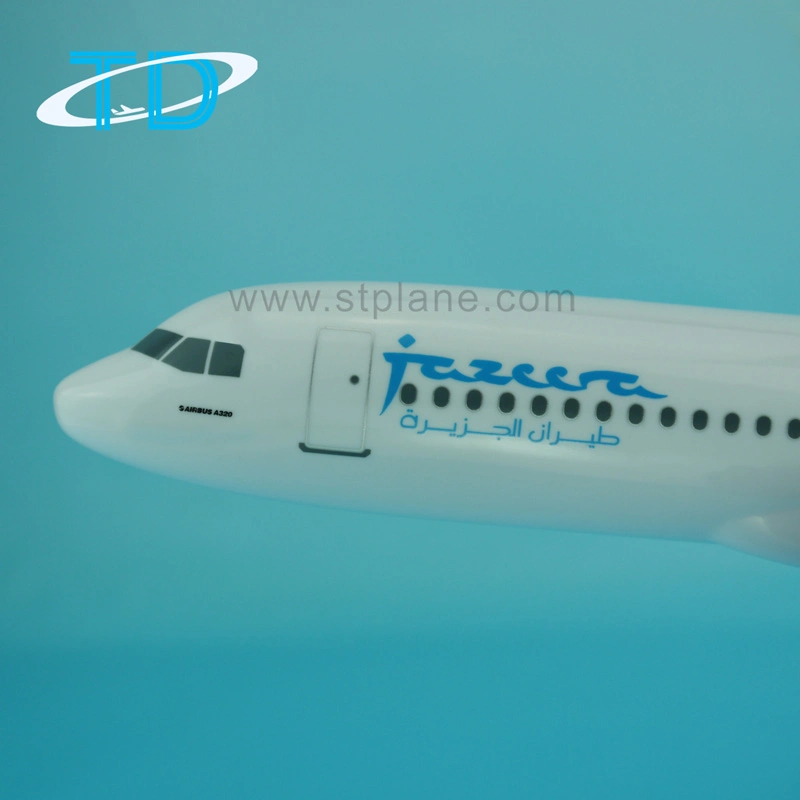 Jazeera 37.6cm 1/100 A320 Airplane Model Souvenir Desktop