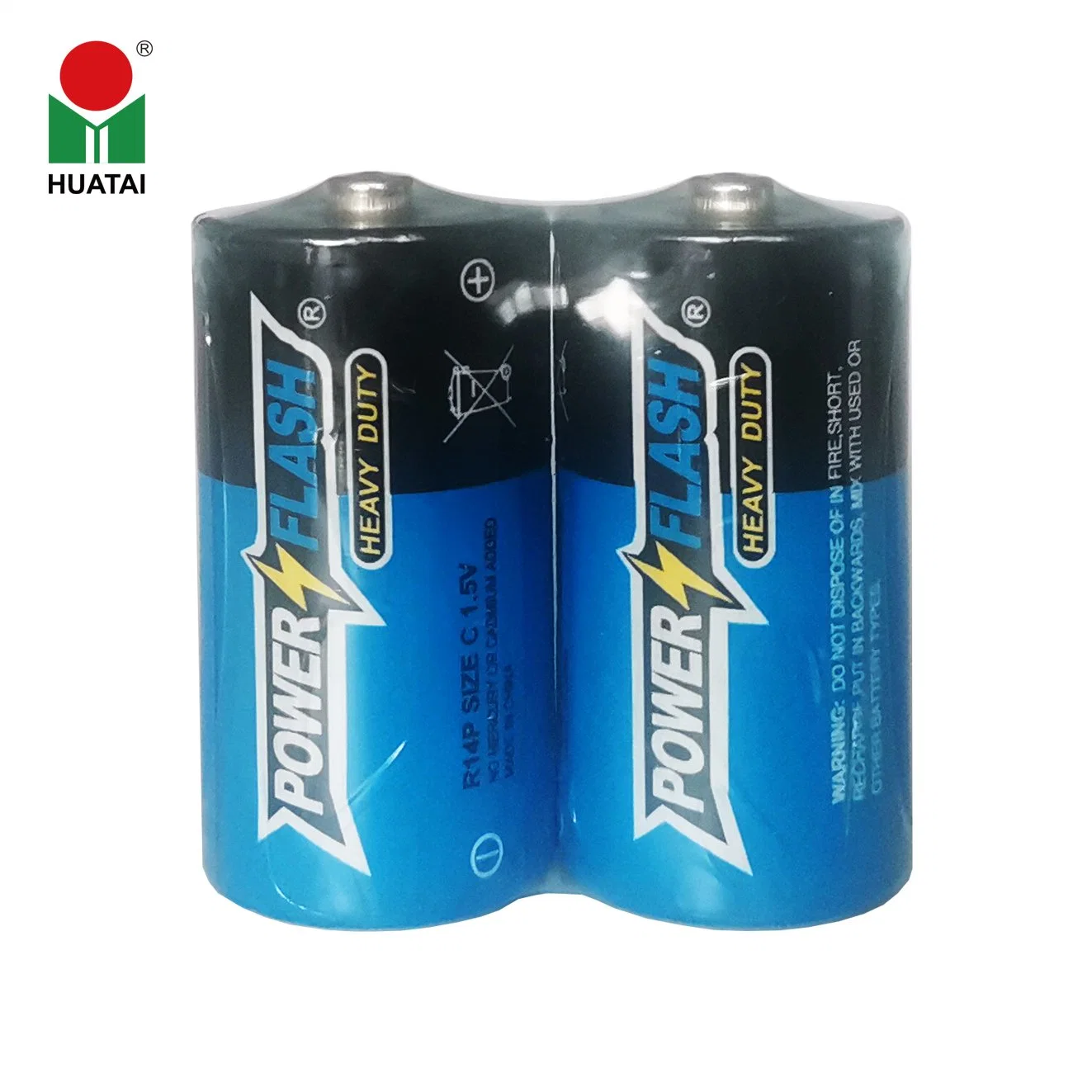 Zinco carbono bateria AAA, AA, C, D, 9V, 6F22 Primary pilha seca