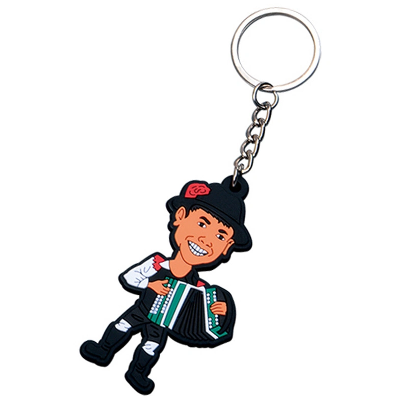 3D Figure Rubber PVC Keychain