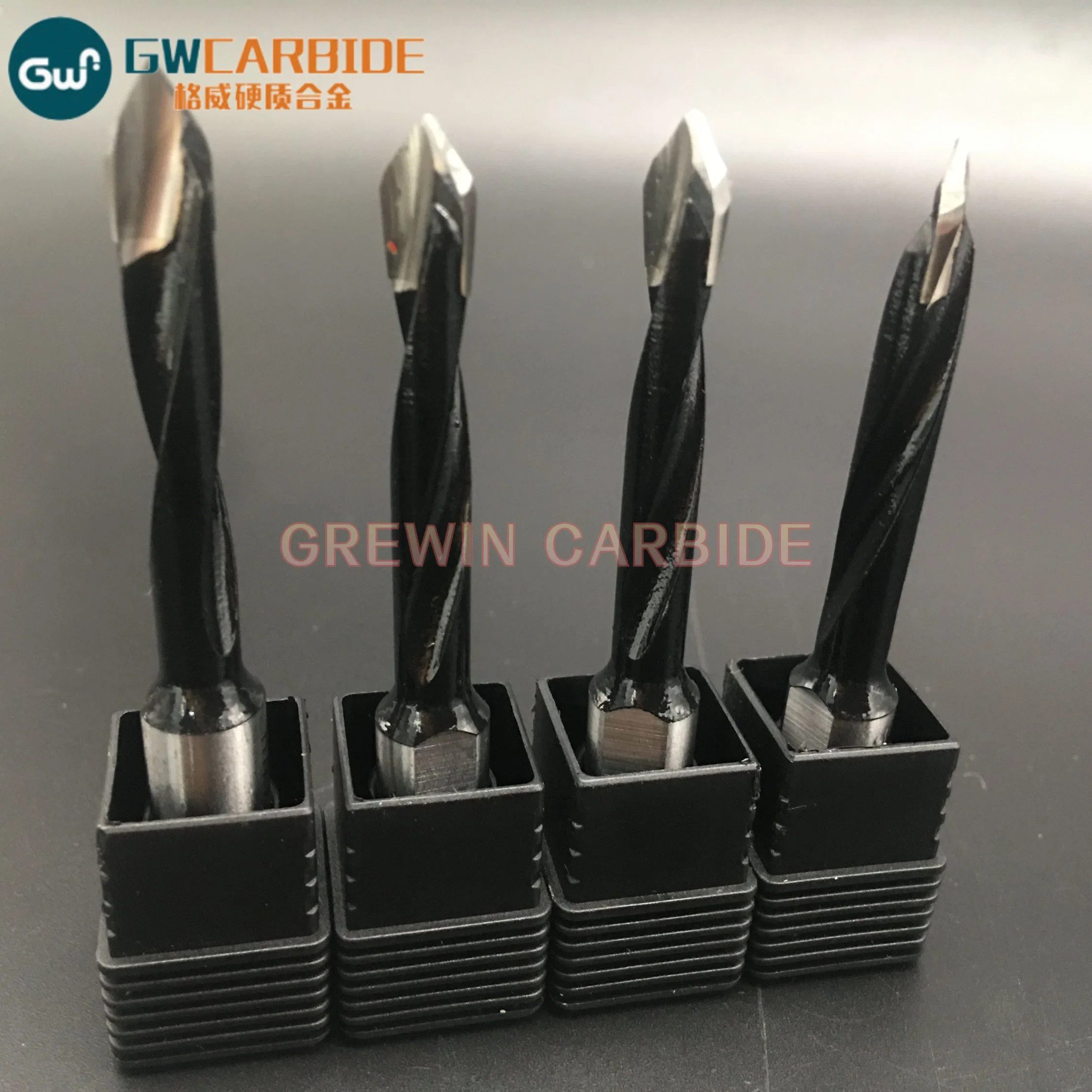 Gw-Carbide High Quality Solid Carbide Wood Hard Chamfer Cutter Mill Drill Bit for Woodworking Machine