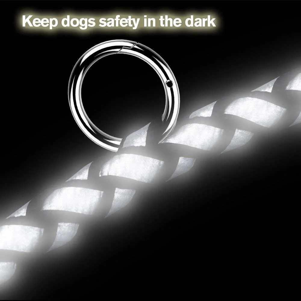 Чрезвычайно прочный клиновой канат Leash Светоотражающие аксессуары для собак из ПЭТ Подъем на верьку