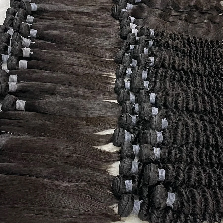 High quality/High cost performance  Sample Bundle European Wigs Remy Human Hair Extension Virgin Camboian Hair Bulk