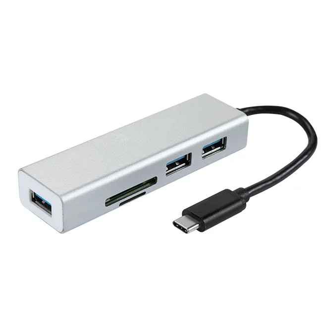 5 en 1 USB Hub carte multiport avec TD/lecteur de carte SD