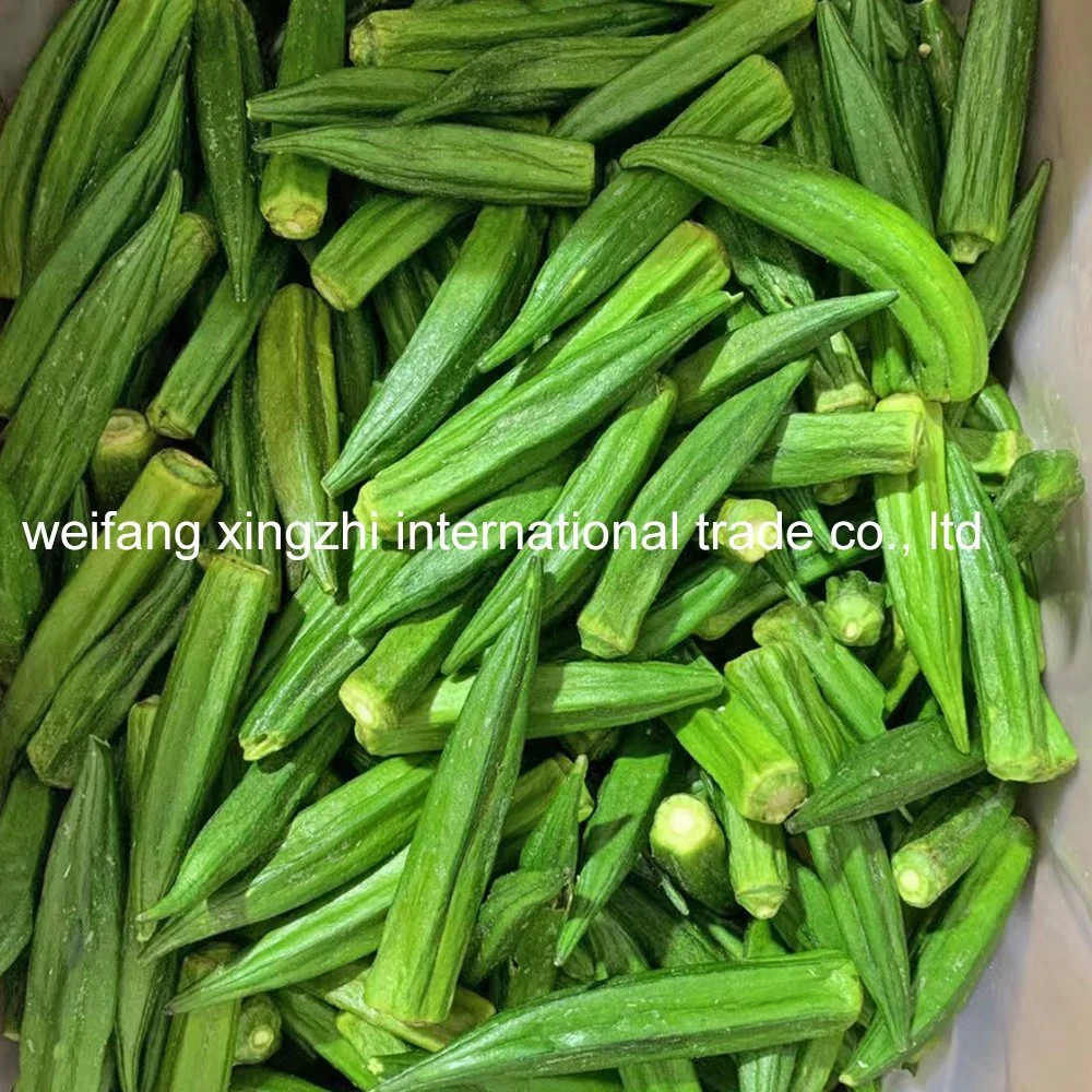 Halal Healthy Snack Dried Vegetables Vf Okra with Salty