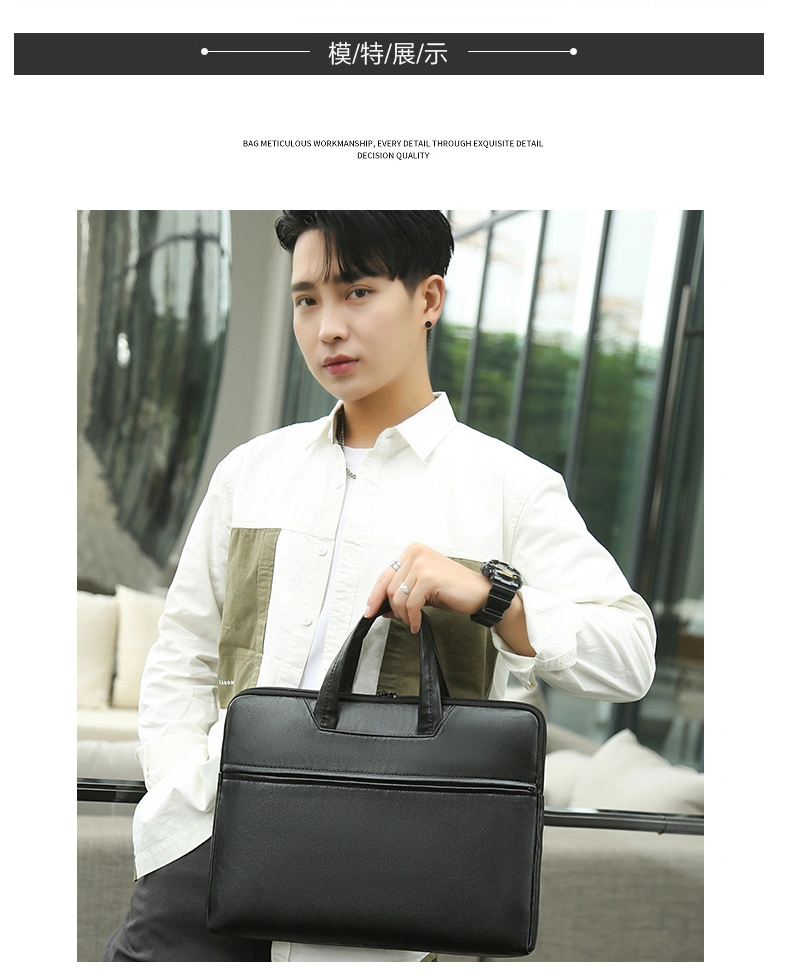 Wholesales Customized 14 15 Inch Business Notebook Computer Laptop Bag Fashionable School Student Casual Hand Bags