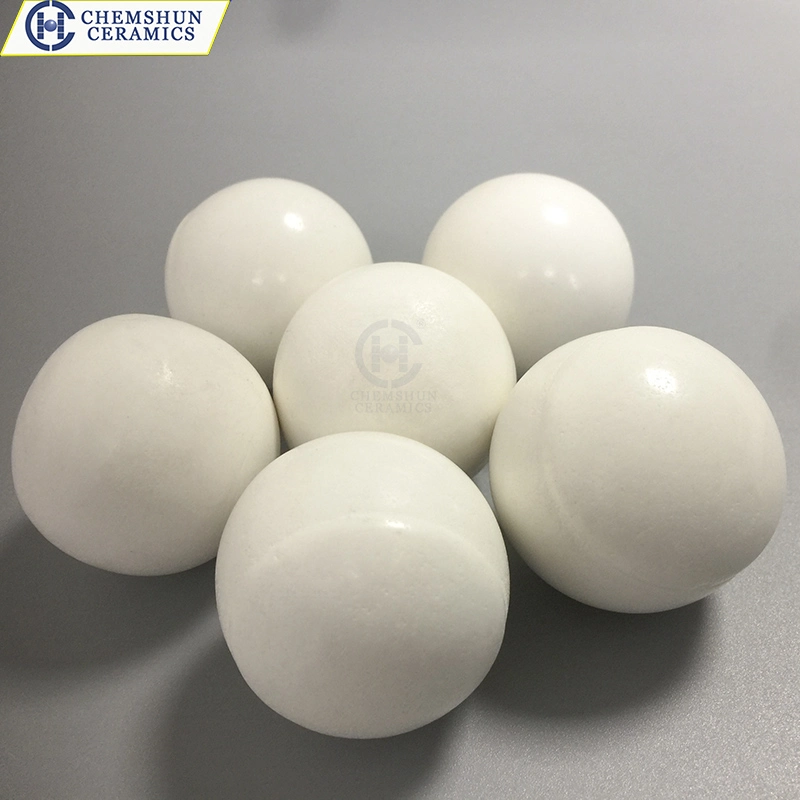 Usado para equipamentos de moagem de esferas de cerâmica Media dureza de alta alumina esferas de cerâmica