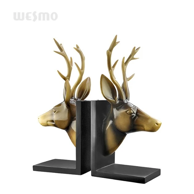 Animal Sculpture Bookend Set Desk Home Decoration