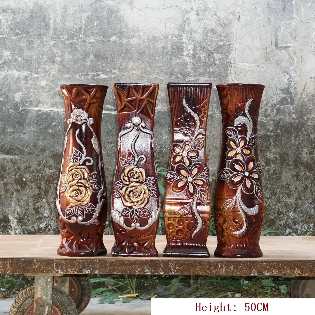 Ceramic Factory Direct-Selling Ceramic Vases Simple Fashion Vases Pastoral Style Vases Gifts