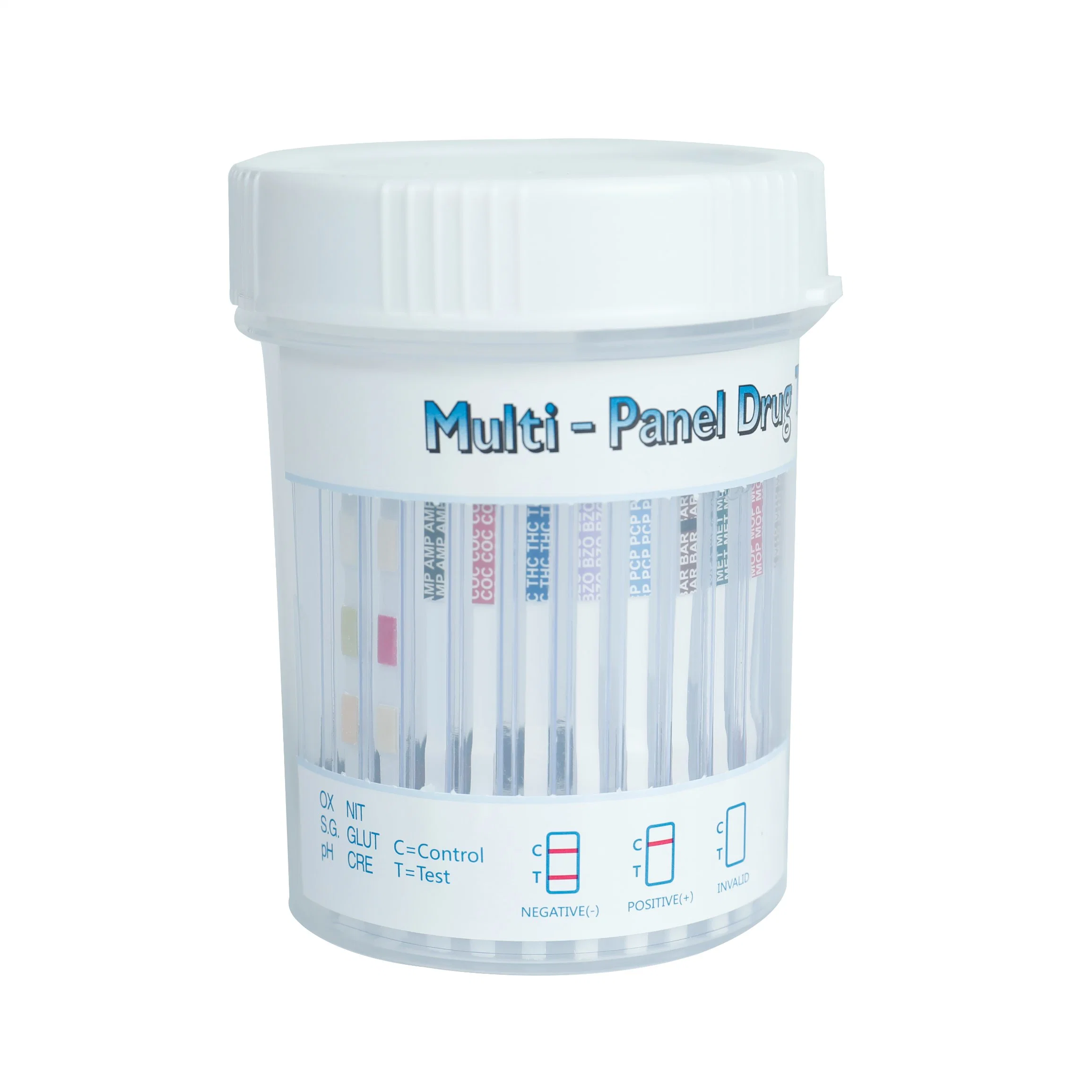 Painel de teste de ecrã multi-linha DOA One Step 6 em 1 Multi-Drug Copo Urine