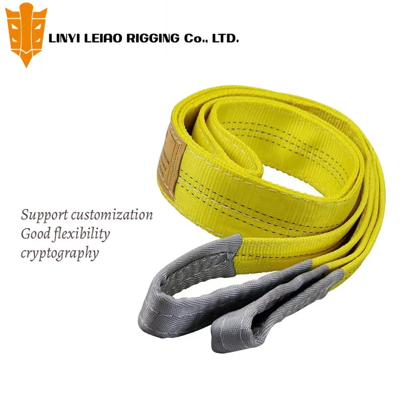 2ton Polyester Eye-Eye Duplex Flat Woven Webbing Sling Material Handling