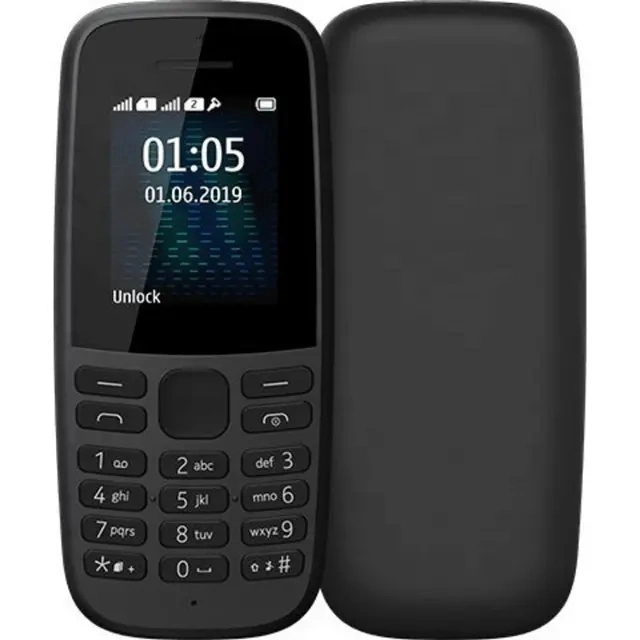 Original Gratis Versand für Nokia 105 (2017) Dual SIM Original Fabrik Entsperrt Super Günstige Best Classic Bar Alte Handy Telefon