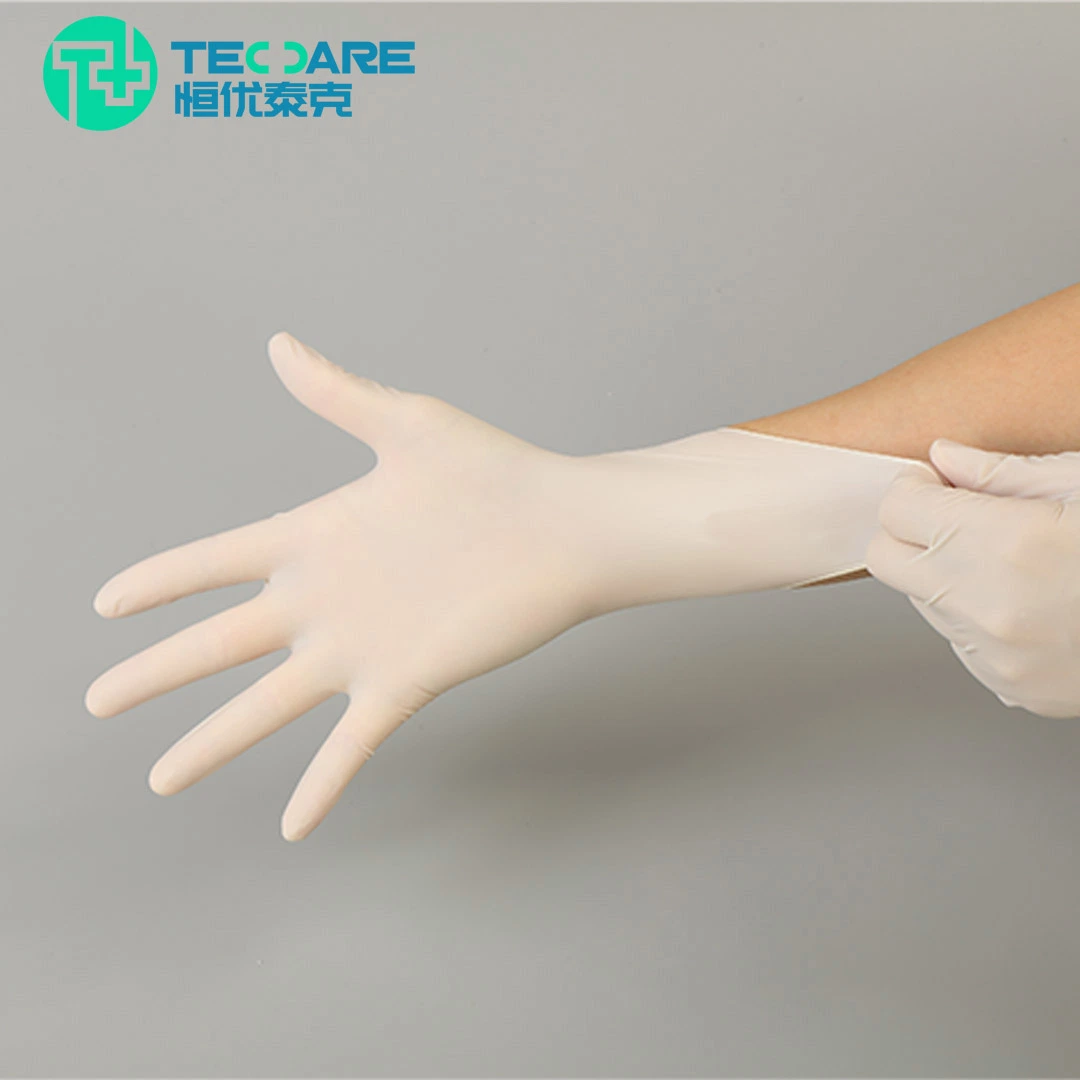 Factory Wholesale/Supplier Disposable Rubber Examination Glove Latex Work Gloves