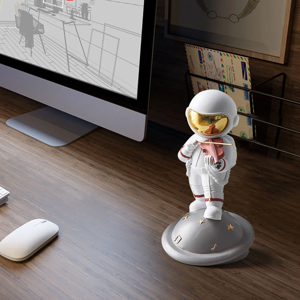 Moderne Kreative Büro Schreibtisch Dekoration Crafts Astronaut Statue Figuren Home Einrichtung