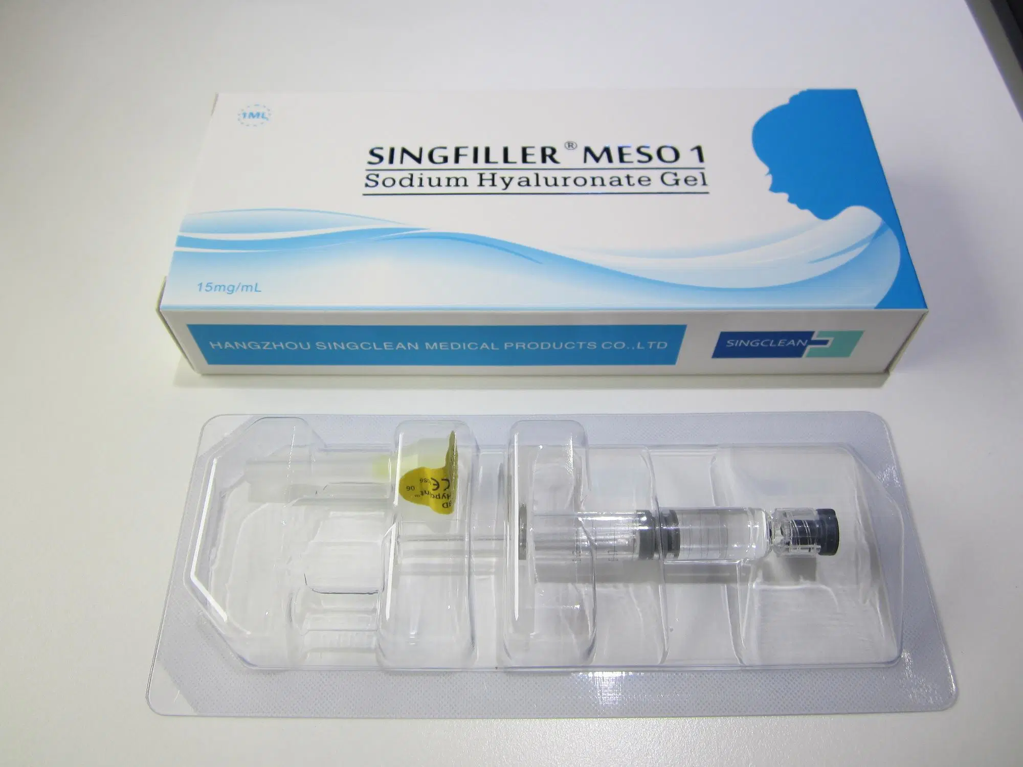 El volumen de 1.0ml/jeringuilla 15-30mg/ml de la concentración en hectáreas Singfiller hialuronato sódico mesoterapia