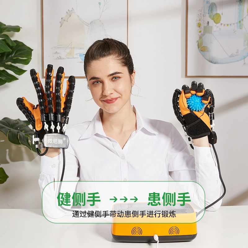 Herramientas de ejercicio de dedos eléctricos Ayuda con el masaje de extensión de dedos Guantes Guantes de entrenamiento de dedos