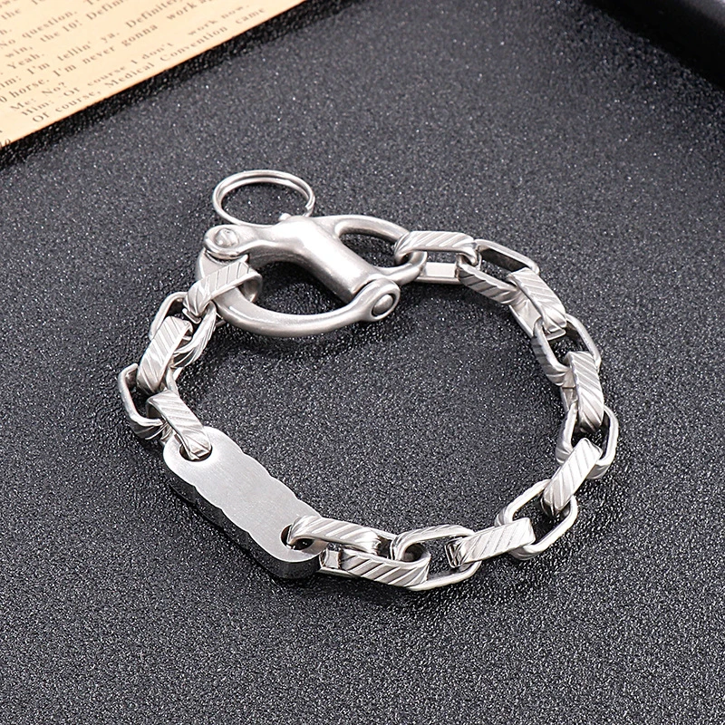 Fashion Stainless Steel Men's Chunky Bracelets