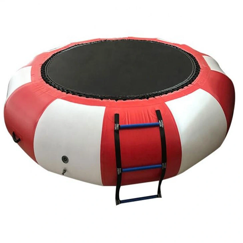 Wassersprung Bouncer Plattform Schwimmende Sprungbett Aufblasbarer Wasserpark Poolspielzeug