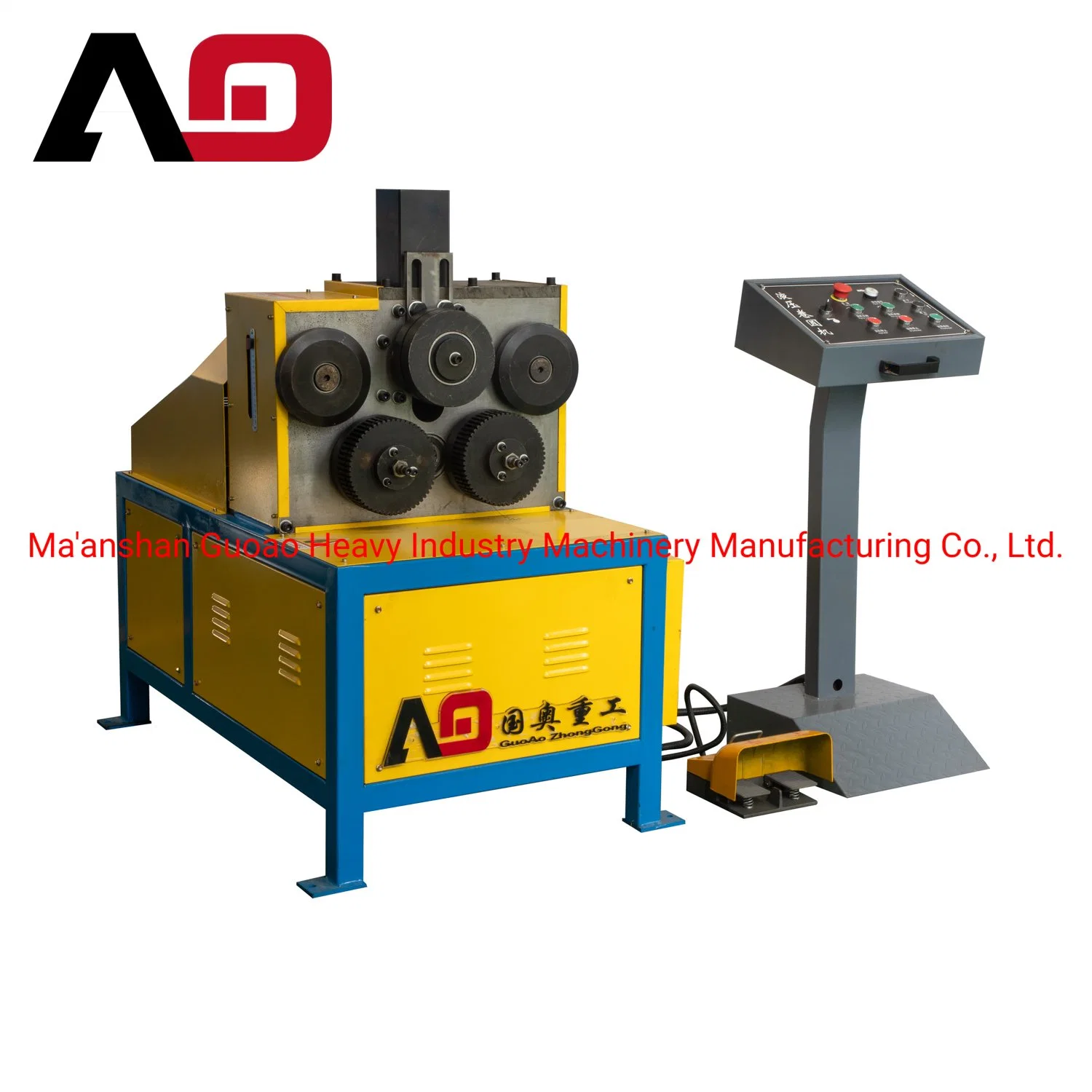 Circular Tube Angle Roller High Efficiency Steel Plate Section Profile Rolling Machine with Good Quality Steel Bar Channel Bending Machine Tube Bender