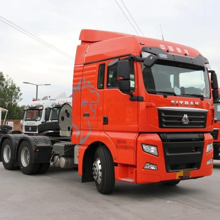 Envío de una pieza camión usado Sinotruck Sitrak G7 GNC 6X4 Camión tractor 380HP 10 camión de ruedas camión de cabeza de tractor usado