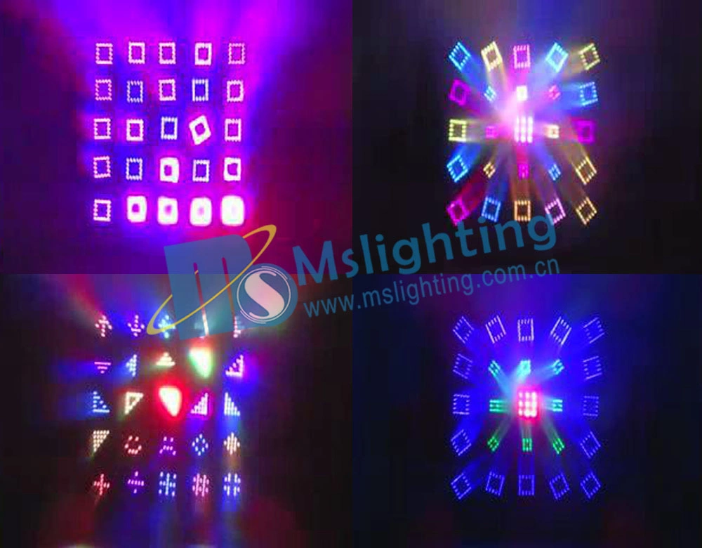 25*15W RGBW 4in1 / White LED Eastsun Matrix Blinder Light