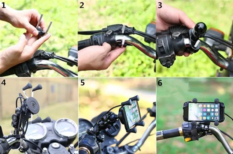 Teléfono celular resistente al agua titular de la Moto de 12V Cargador-30V Moto