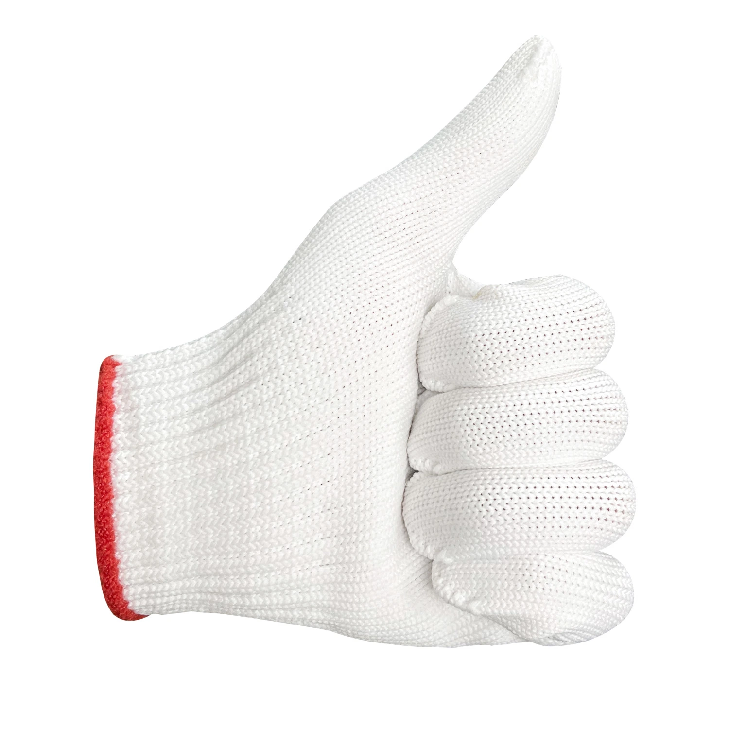 Knitted Glove Fishing Workout PVC Weight Lifting Nylon Gloves for Work