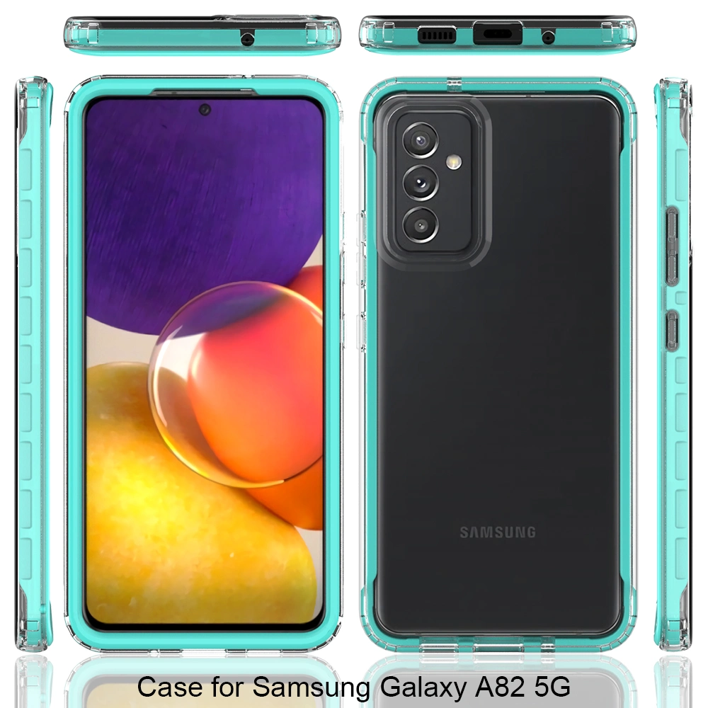 Transparente stoßfeste TPU Soft Gummi Silikon Cover Handy-Case für Samsung Galaxy A82 5G