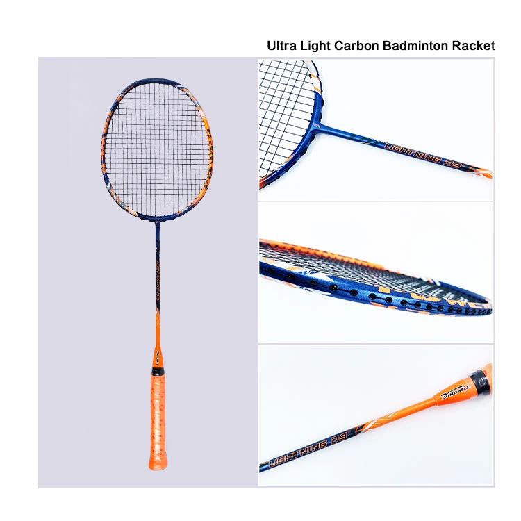 85g OEM Printing Available Racket Full Carbon Graphite Racquet Badminton Best Professional Top Badminton Rackets for Training