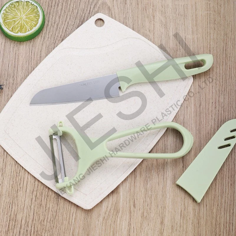 Wholesale Stainless Steel PP Chopping Board Paring Knife Fruit Knife