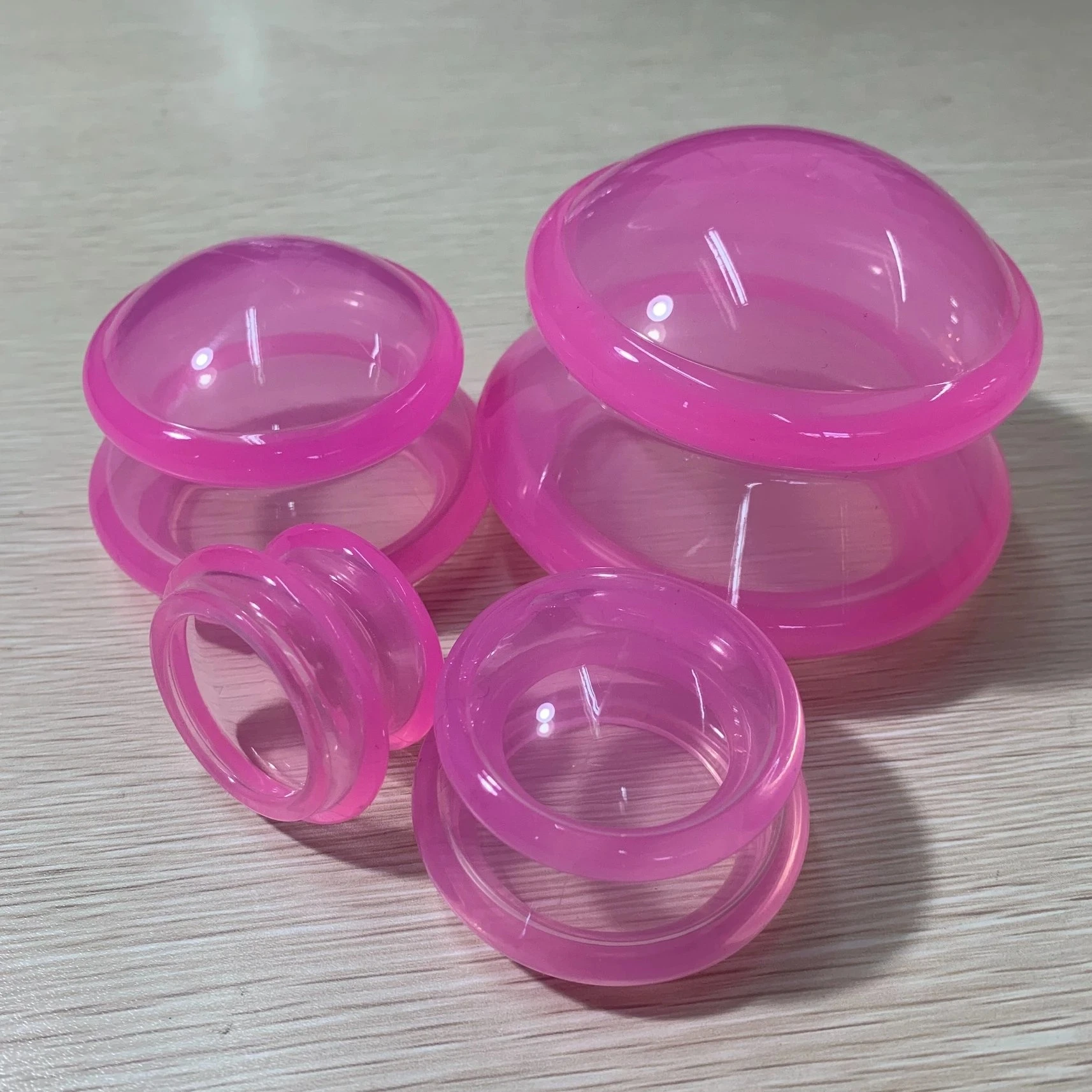 Hot Sell Silicone Cupping Device Rubber Vacuum Cupping Sets