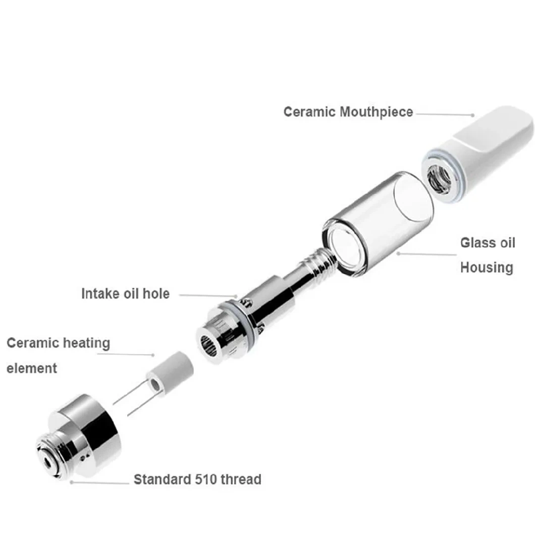 Großhandel/Lieferant Keramik Einweg-Öl Tank Vaporizer Patrone Zerstäuber