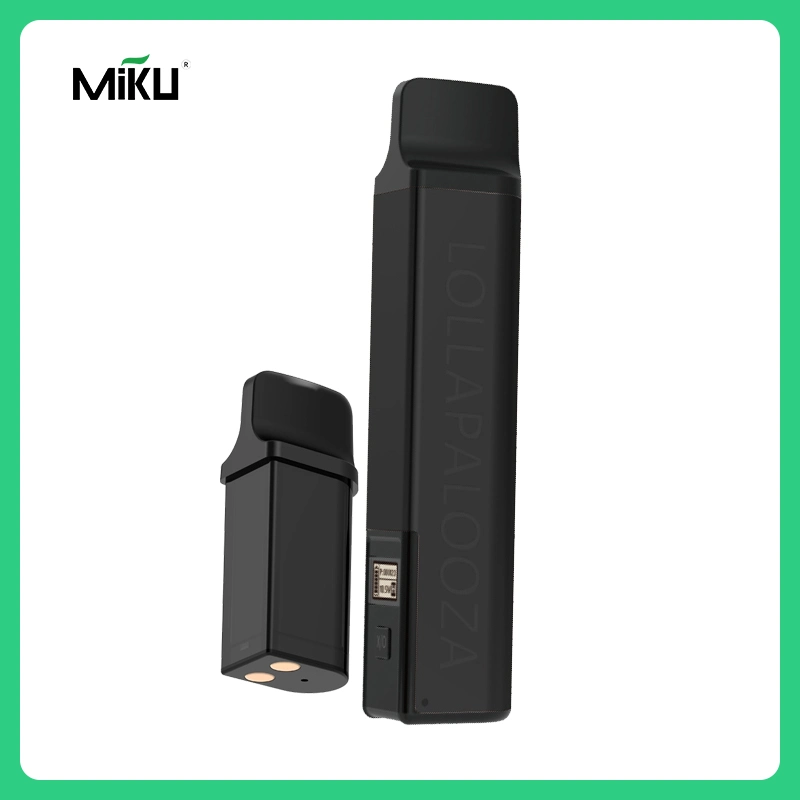 Miku Ab1000fa precargada Pod: 1000 Puffs recargable precargada E-CIG con pantalla