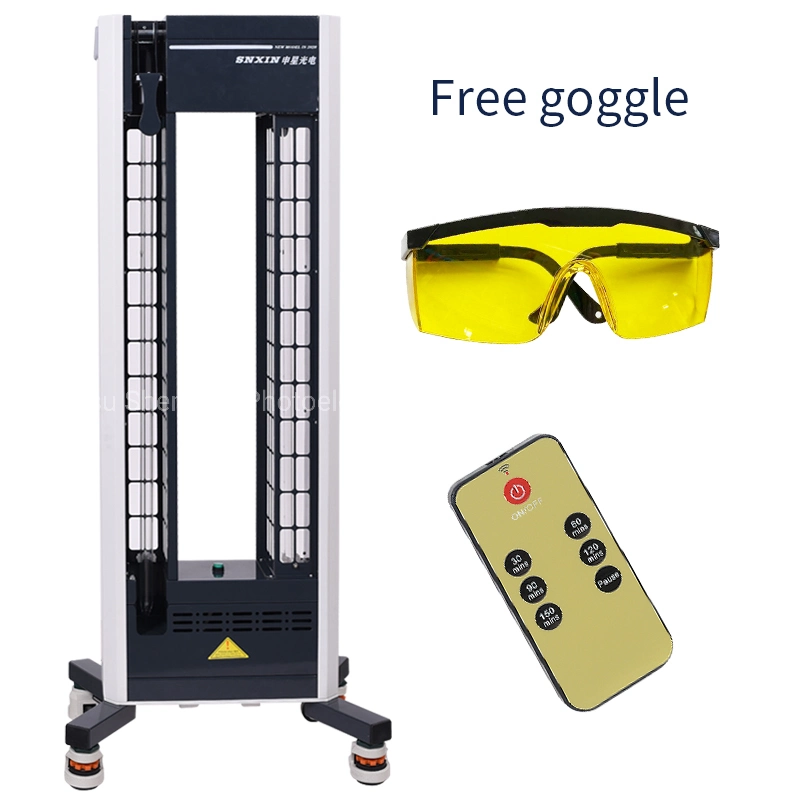 High quality/High cost performance  Double Tube UV Light 300W Movable Trolley Equipment with Remote Control for Home Warehouse