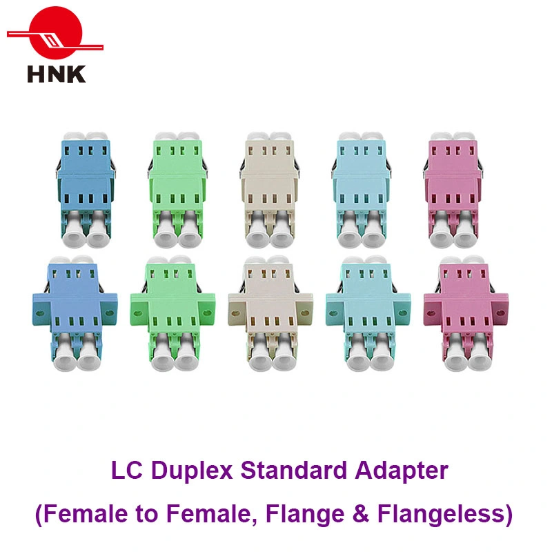 LC Duplex Singlemode/APC Multimode/Om3/Om4 Sc Type Fiber Optic Adapter