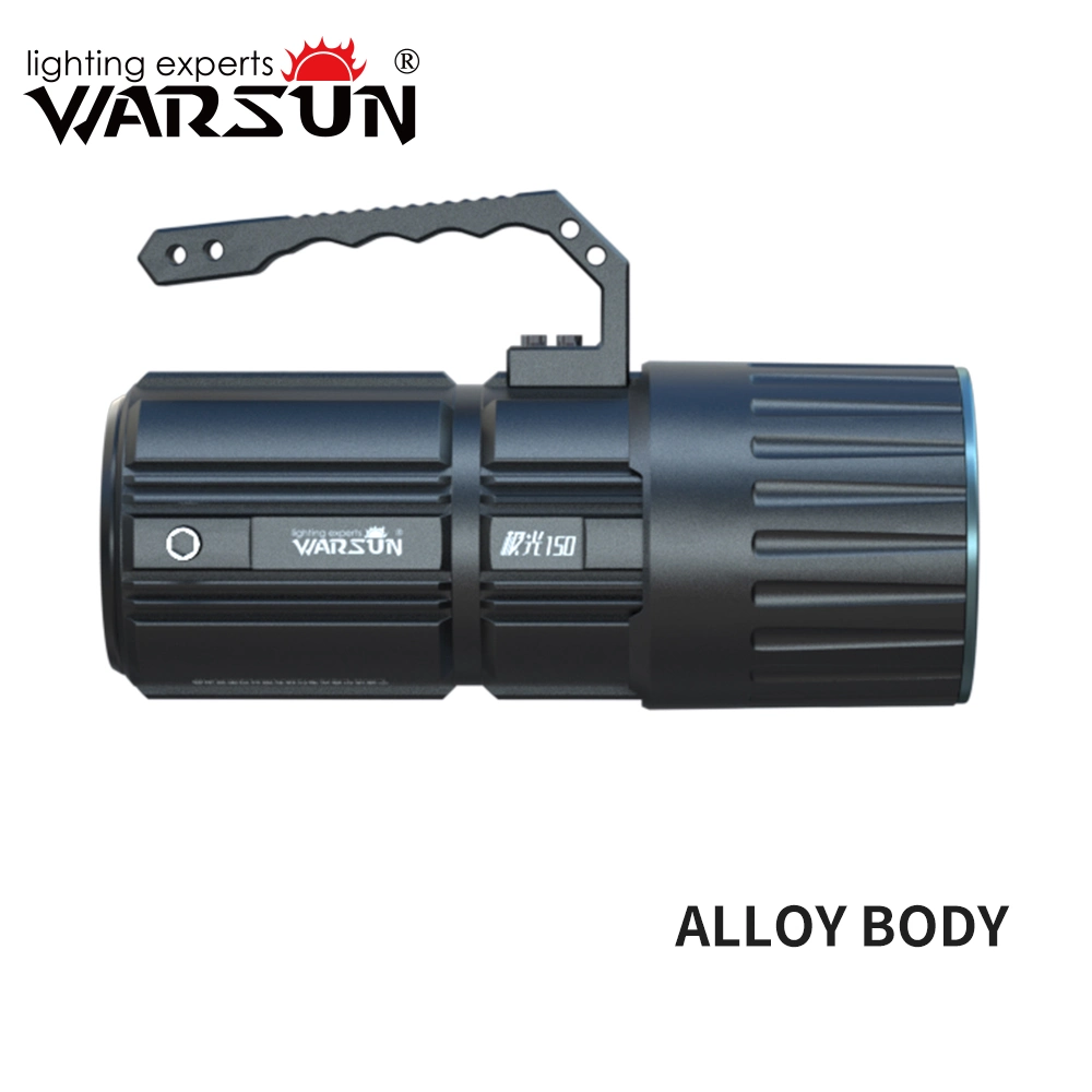 Warsun Hot Sale Rechargeable Battery Aluminum Powerful Flash Light CREE LED Torch Flashlight