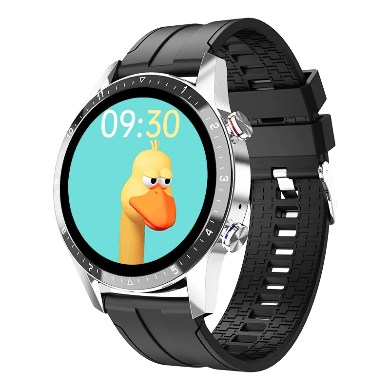 Раунда Smart смотреть водонепроницаемый спорта смотреть фитнес-Tracker Логотип Smartwatch браслет смотреть