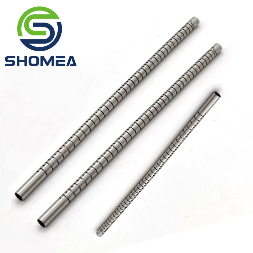 Shomea Customized Kleiner Durchmesser Edelstahl Flexible Laser Schneiden Endoskopisch Katheter