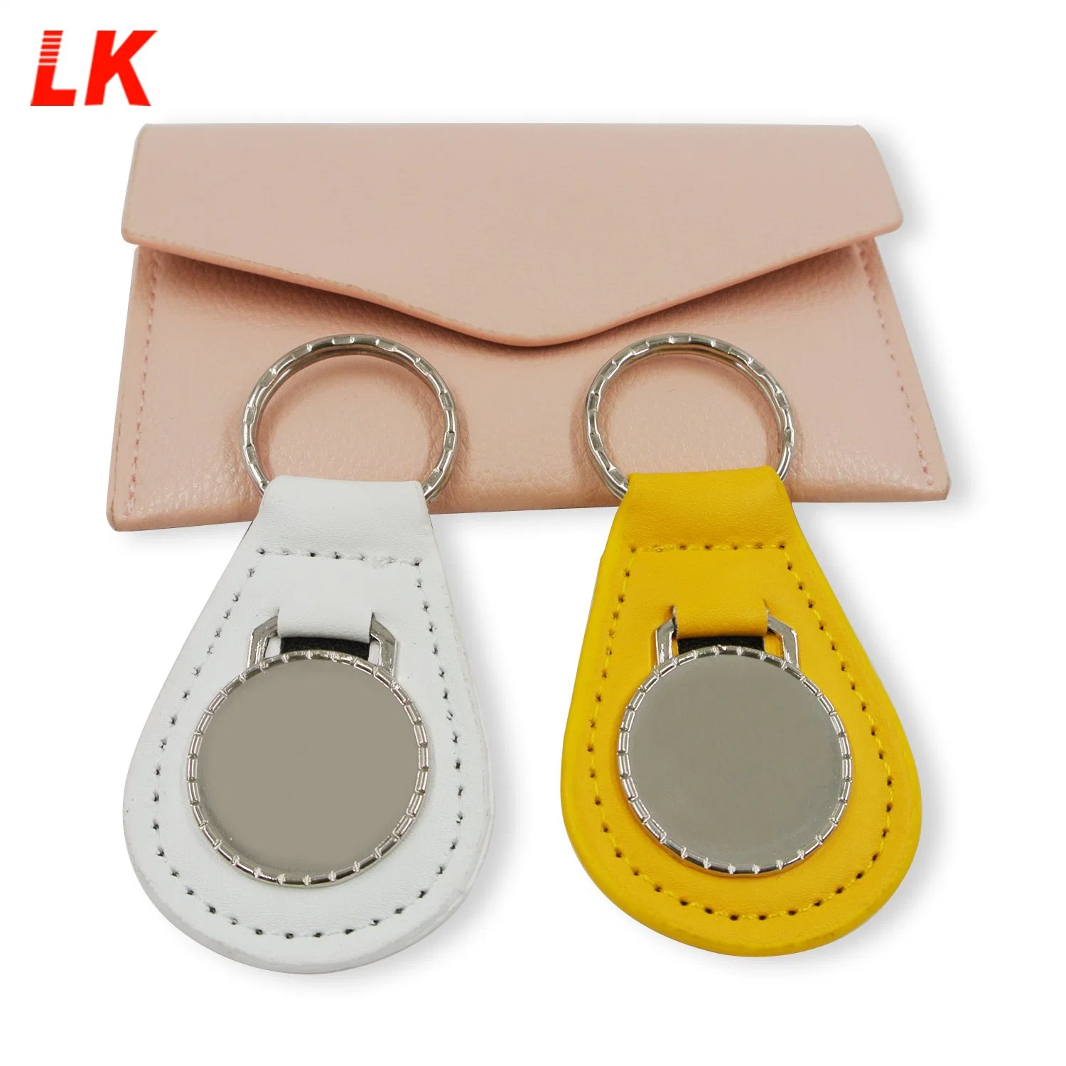 Promotional Custom Genuine Leather Car Brand Logo Key Chain Keychain