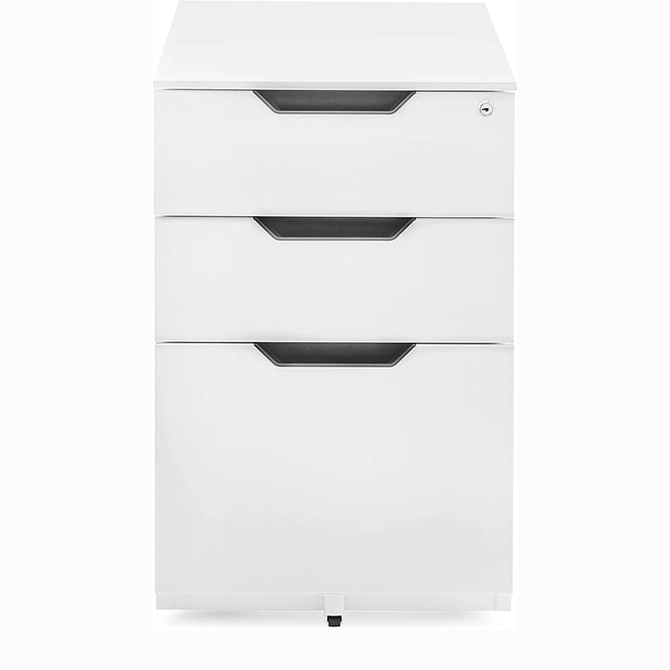 Jh-Mech Floor White Metal File Cabinet for Hanging File Folders