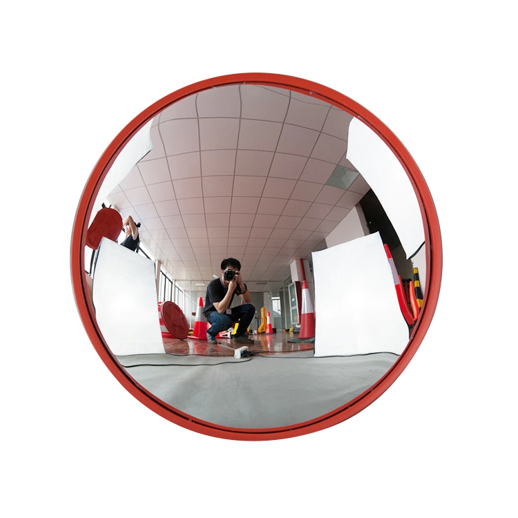 Orange Traffic Road Safety Corner Convex Mirror