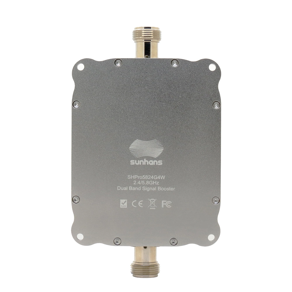 Sunhans High quality/High cost performance  Wireless Amplifier 4000MW Dual Band 2.4/5.8GHz Repeater Easy Install Indoor WiFi Signal Booster with N-K Female Connector